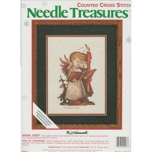 Hummel Angel Duet Christmas Cross Stitch Kit JCA Needle Treasures 02927 Vintage